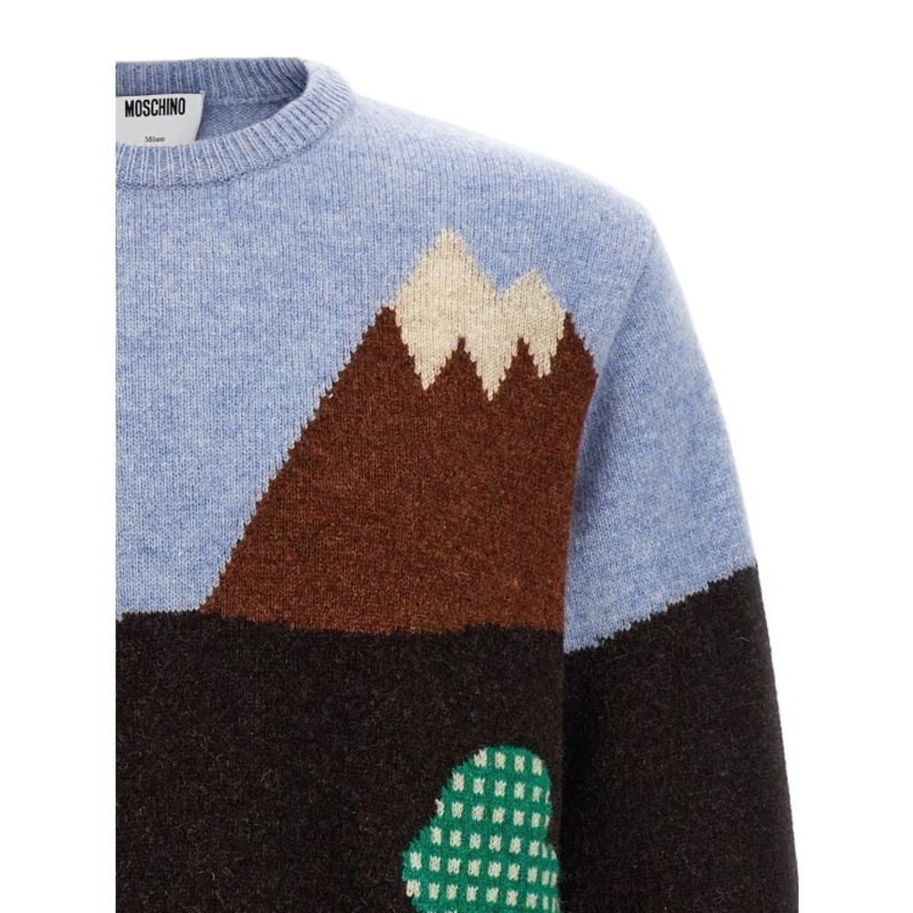 Moschino Shetland Wool Sweater - NWT - Picture 3 of 4